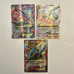 Pokemon Mega EX Holo Card Lot M Gardevoir EX M Blastoise EX M Sharpedo EX XY - Image 1
