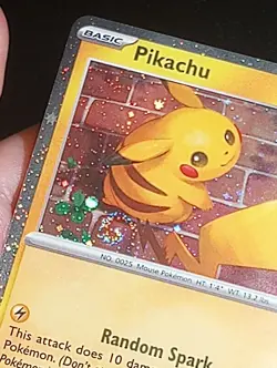 PERFECT FART SWIRL 🌀 NM Pikachu 051/162 30th Anniversary Stamped Pokemon Card - Image 4