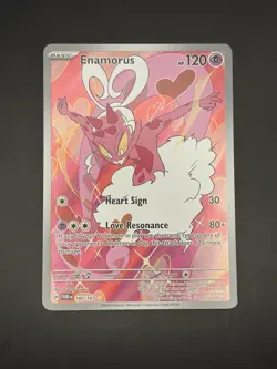 Enamorus Twilight Masquerade Illustration Rare Pokemon TCG Card 180/167 - Image 3