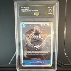 One Piece Monkey.D.Garp OP12-056 Legacy of the Master GMA 10 Card - Image 1