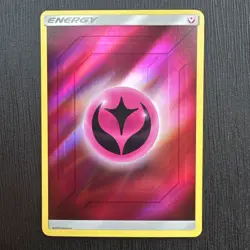 Fairy Energy 2019 Holo Discontinued Pink Print Pokemon Card! - Image 1