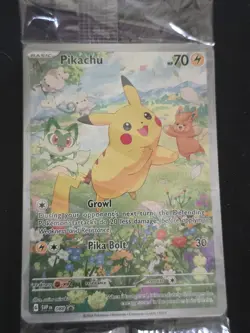 Pokemon TCG Sealed Pikachu 088 SV: Scarlet & Violet Promo Holo English Card - Image 1