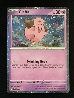 Cleffa 095 Sv: Scarlet & Violet Promo Cards Holo 1D - Image 1