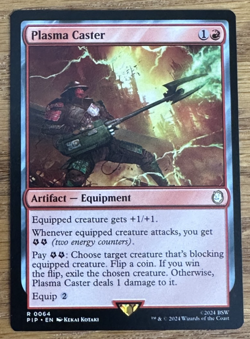MTG Fallout, Plasma Caster -- Light Played - Image 1