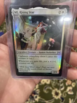 MJ, Rising Star FOIL NM/M Marvel Spiderman MTG MAGIC THE GATHERING - Image 1