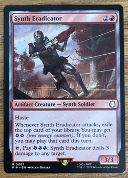 MTG Fallout, Synth Eradicator -- Light Played - Image 1