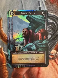 Sorcery: Contested Realm - Arthurian Legends - Brown Bears Foil NM/M - Image 1