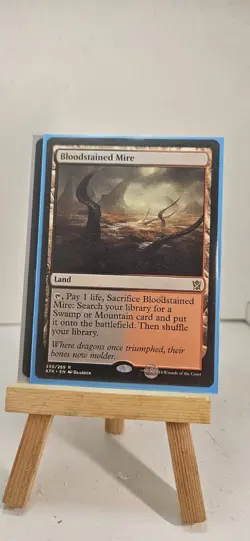 Magic the Gathering Khans of Tarkir Bloodstained Mire 230/269 NM/MNT - Image 1
