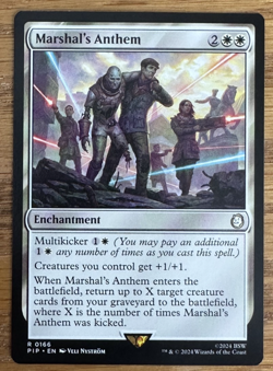 MTG Fallout, Marshal's Anthem -- Light Played - Image 1