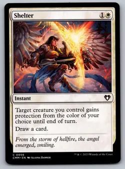 Shelter 56 Common Commander Masters Magic: The Gathering Near Mint - Image 1