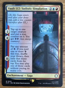 MTG Fallout, Vault 112: Sadistic Simulation -- Light Played - Image 1