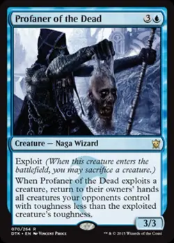 Profaner of the Dead -Foil Light Play MTG Dragons of Tarkir - Image 1