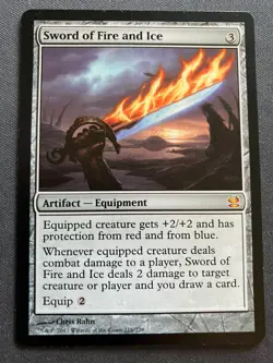 MTG Sword of Fire and Ice {Modern Masters} - LP - Image 1