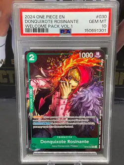 2024 One Piece English OP05-030 Donquixote Rosinante Welcome Pack Vol. 1 PSA 10 - Image 1