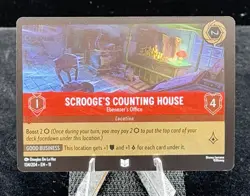 Disney Lorcana-Winterspell-Scrooge's Counting House-#134-Cold Foil-M/NM - Image 4