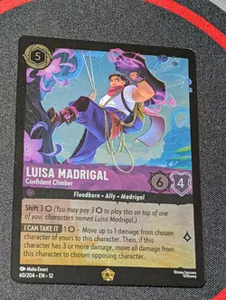 Cold Foil LUISA MADRIGAL CONFIDENT CLIMBER 1x Rare Disney Lorcana NM - Image 1