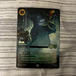 Disney Lorcana TCG Baloo - Carefree Bear 230/204 Enchanted Holo - Image 1