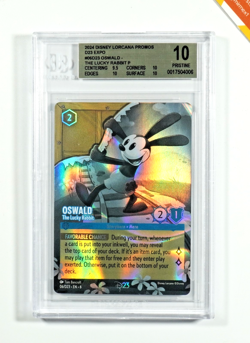 Disney Lorcana BGS 10 Oswald-The Lucky Rabbit #06D23 D23 Collection 2024 English - Image 1
