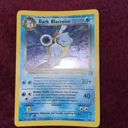 Pokemon Card Dark Blastoise 3/82 Team Rocket Holo Rare (NM) #3 - Image 1