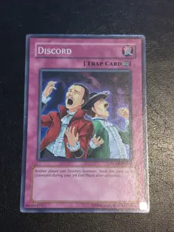 Yu-Gi-Oh SUPER RARE CARD DISCORD ANPR-EN068 NM/VLP - Image 1