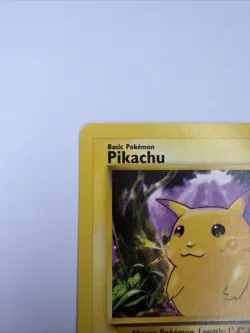 Pokemon TCG Base Set Pikachu Card 58/102 Unlimited Regular Common LP - Image 3