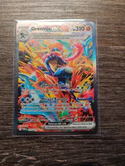 Pokemon Greninja EX TCG Scarlet & Violet Twilight Masquerade Card 214/167 Mint - Image 1