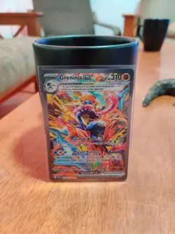 Pokemon Greninja EX TCG Scarlet & Violet Twilight Masquerade Card 214/167 Mint - Image 3