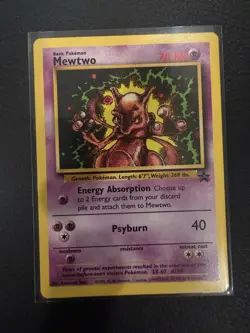 Pokemon Black Star Promo Cards Mew #8; Mewtwo #14; And Marill #29 (1999) - Image 4