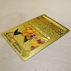 ❤‍🔥 Charizard 120 HP Pokemon Gold Foil Card 4/102 ✨ - Image 3