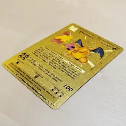 ❤‍🔥 Charizard 120 HP Pokemon Gold Foil Card 4/102 ✨ - Image 4