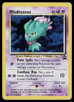 Pokemon Card - Misdreavus Wizards Black Star Promos 39 Promo - Image 1