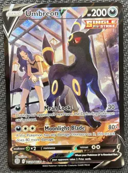 Umbreon V TG22/TG30 Brilliant Stars FA Pokemon Card Trainer Gallery NM - Image 1