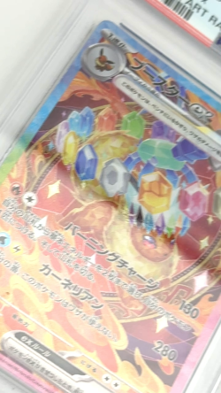 PSA 10 Pokemon Card Flareon ex SAR 202/187 Terastal Festival sv8a From JP #6704 - Image 2