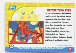 Better Than Ever #56 Topps The First Movie Trading Cards Pokemon Lightly Played - Image 2