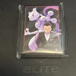 Pokemon TCG Destined Rivals ETB Card Sleeves(65Ct) Mewtwo & Giovanni - Image 1