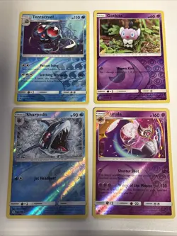 Pokemon 2017 Sun & Moon Guardians Rising Reverse Holo Card Lot LP - Image 1