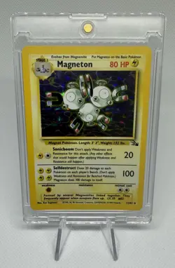 Magneton 11/62 Fossil Holo NM/MT Pokemon Card 1999 Base Vintage WOTC Pokemon - Image 1
