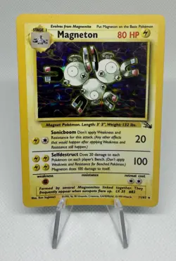 Magneton 11/62 Fossil Holo NM/MT Pokemon Card 1999 Base Vintage WOTC Pokemon - Image 4