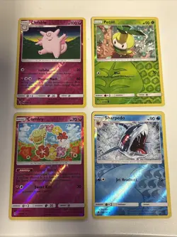 Pokemon 2017 Sun & Moon Guardians Rising Reverse Holo Card Lot LP - Image 1