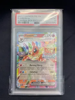 Flareon ex - (Prismatic Evolutions Stamp) 014/131 Miscellaneous Cards & Products - Image 1
