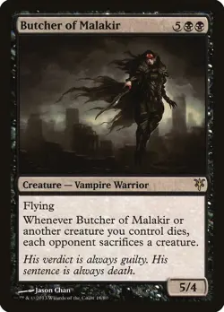 Butcher of Malakir Sorin vs. Tibalt NM Black Rare MAGIC MTG CARD ABUGames - Image 1