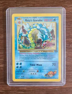 Misty's Gyarados 13/132 Gym Challenge Holo - Pokemon Card - Image 1