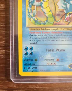 Misty's Gyarados 13/132 Gym Challenge Holo - Pokemon Card - Image 3