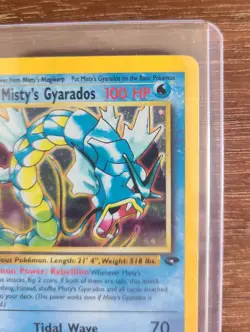 Misty's Gyarados 13/132 Gym Challenge Holo - Pokemon Card - Image 4