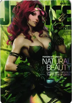 POISON IVY Cartoon Beauty HOLO Goddess Story Custom Art Collectible Anime Card - Image 1