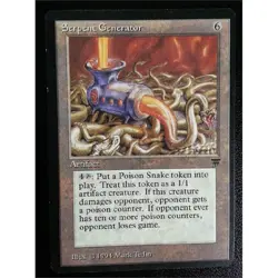 MTG: Serpent Generator - Legends Magic the Gathering Rare Trading Card - Image 3