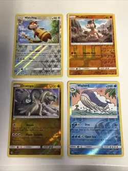 Pokemon 2017 Sun & Moon Guardians Rising Reverse Holo Card Lot LP - Image 1