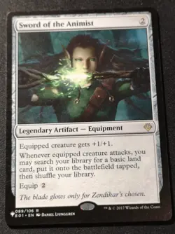 Sword Of The Animist - The List - MTG - EN - NM - 089/106 - Image 1