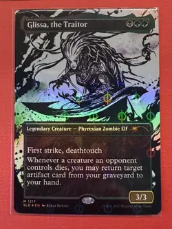 Mtg Secret Lair — Glissa, the Traitor — Step and Compleat Foil —NM - Image 1