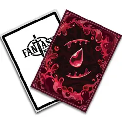 Blood – Elements Series II – MTG Size – 100 Textured Matte Card Sleeves - Image 4